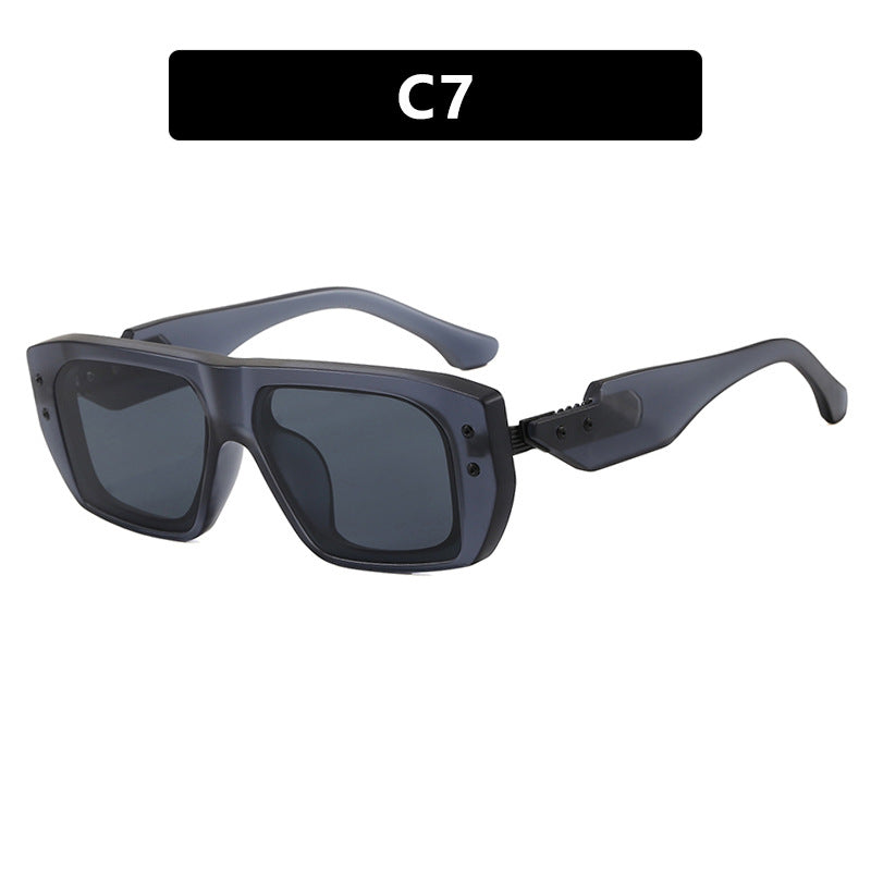 Women's fashionable square glasses with multicolored transparent frame Kalsten