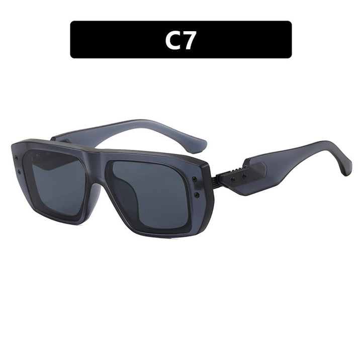 Women's fashionable square glasses with multicolored transparent frame Kalsten