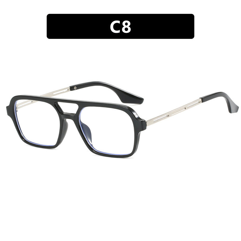 Women's striking square sunglasses with transparent frame Kalsten