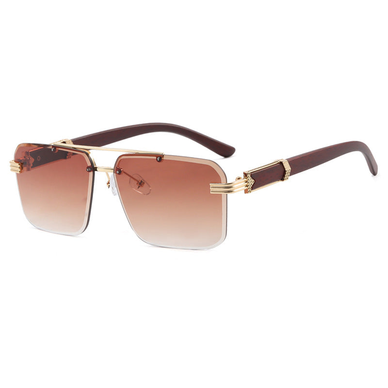 Women's geometric oversized sunglasses with trendy design and luxurious accents Kalsten