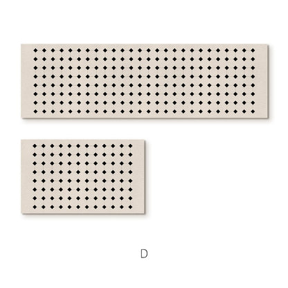 Checkerboard Pattern Anti-Slip Runner Mat Acalora