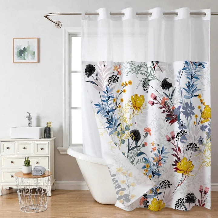 Artistic Floral Shower Curtain Kalsten