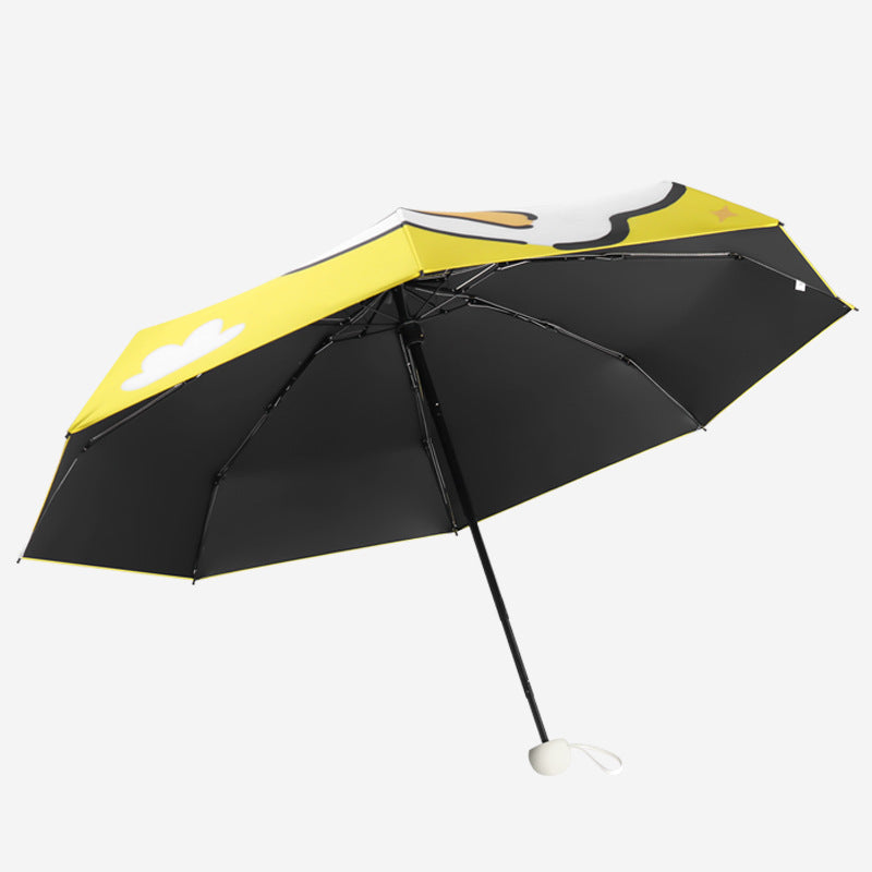 Women's compact and wind-resistant folding umbrella with practical carrying case Kalsten