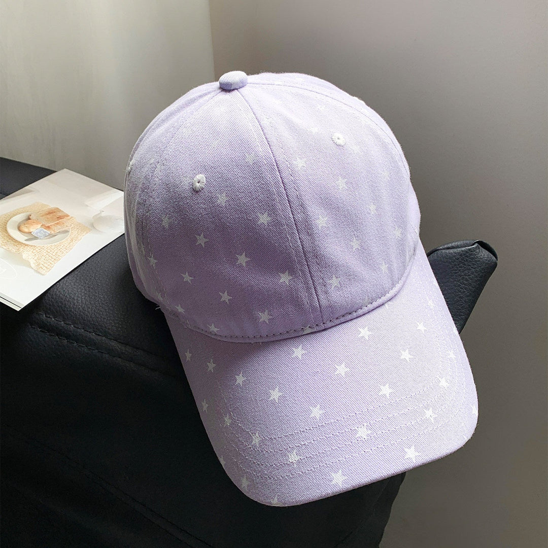 Women's Star-Printed Cotton Baseball Cap Kalsten