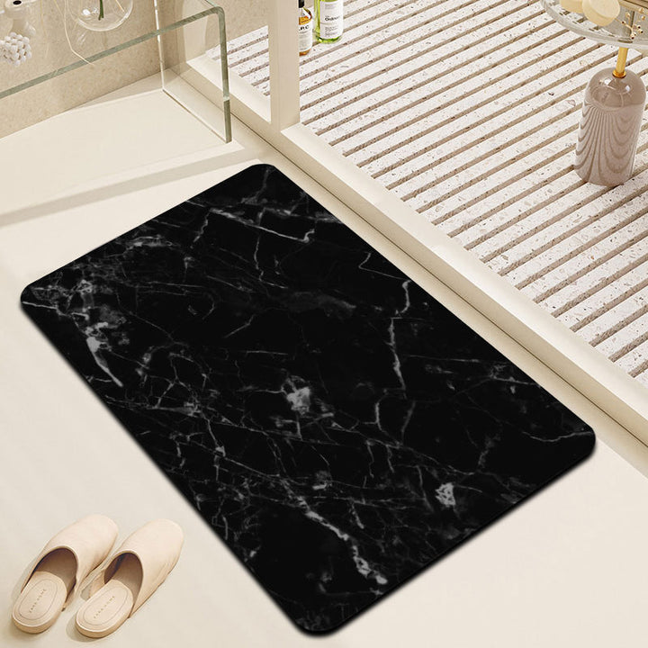 Luxury Marble Texture Bath Mat Kalsten