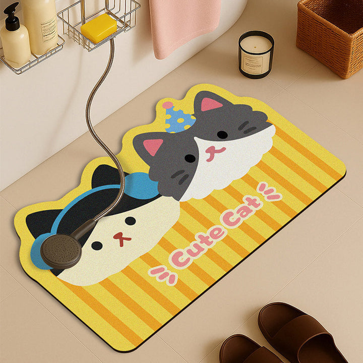 Cute Dog Bath Mat Kalsten