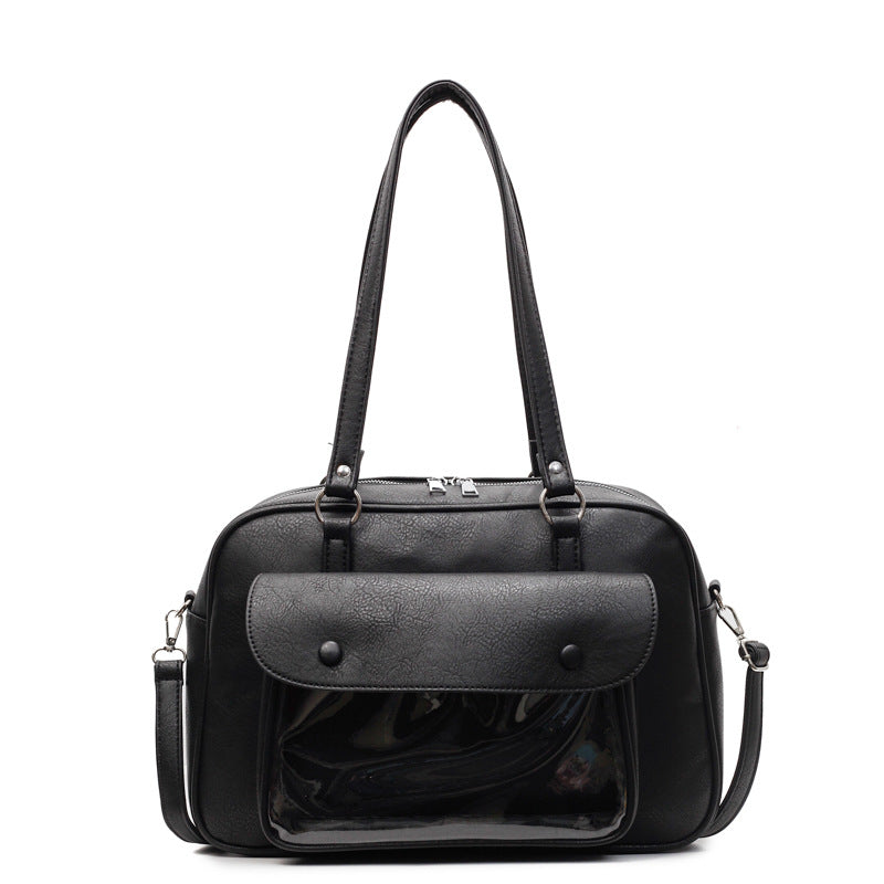 Elegant shoulder bag with multifunctional compartments Kalsten