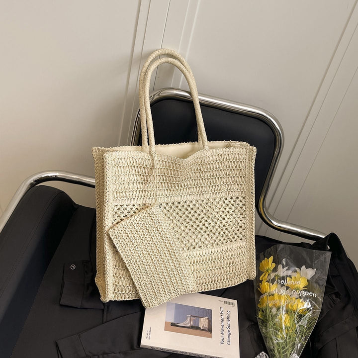 Handbag Made of Natural Weave Kalsten