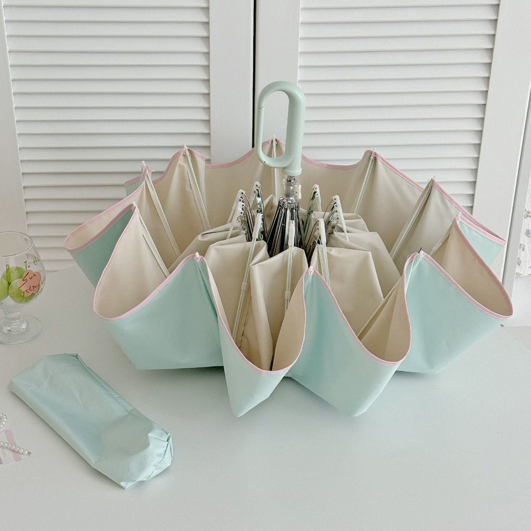 Women's Foldable Umbrella with Innovative Flower Shape Kalsten