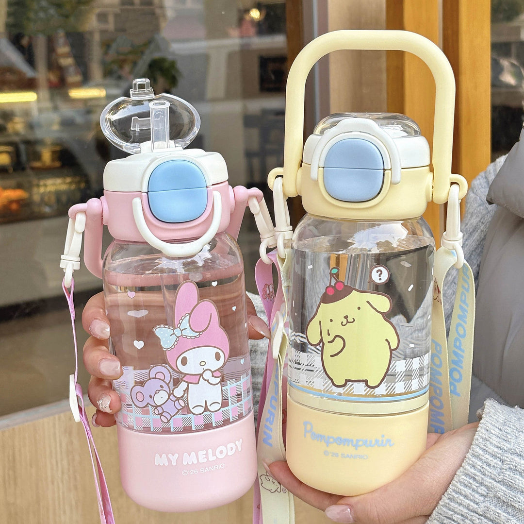 Women’s water bottle with cute animal design and sturdy carrying handle Kalsten