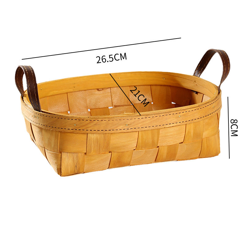 Unisex Handwoven Basket with Practical Carry Handle Kalsten