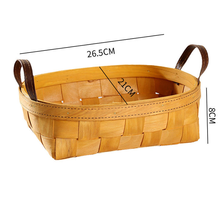 Unisex Handwoven Basket with Practical Carry Handle Kalsten