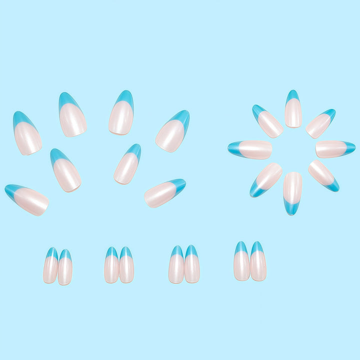 Stylish Color Gradient Artificial Nails Kalsten