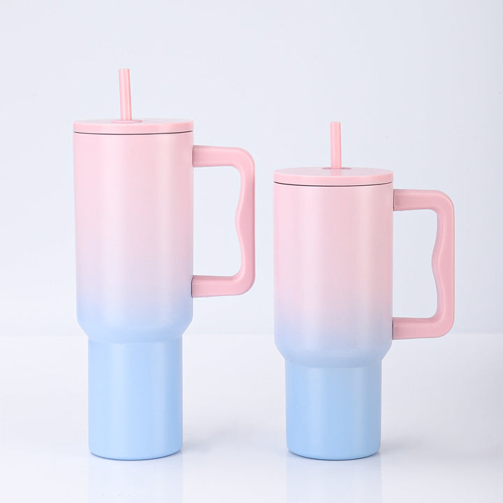 Women's High-Quality Insulated Mug with Integrated Straw Kalsten