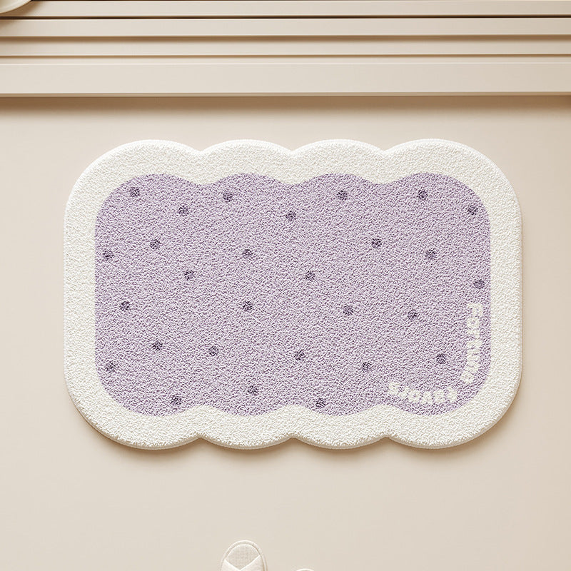 Soft Textured Decorative Bathroom Mat Kalsten
