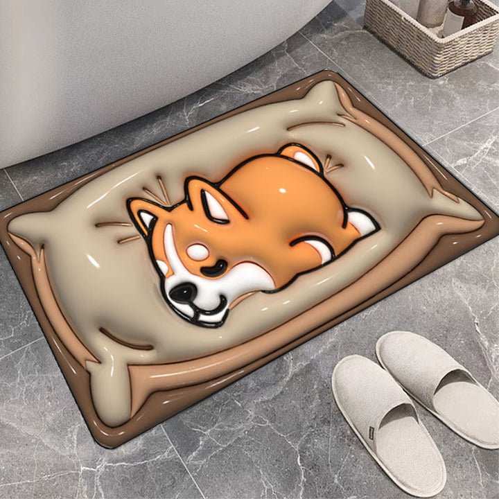 Soft Paw Print Bath Mat Kalsten