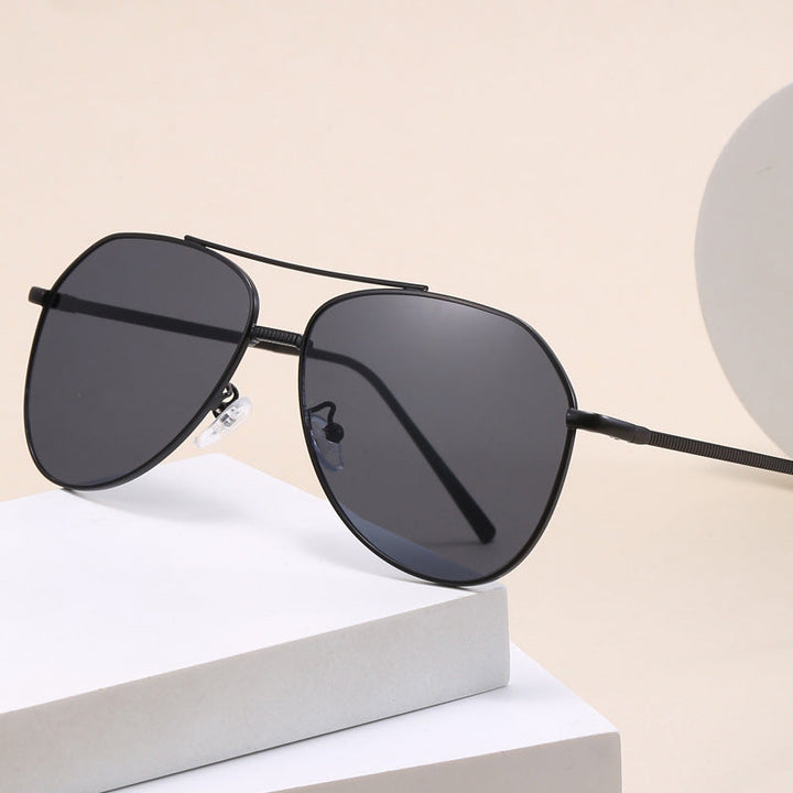 Ladies trendy aviator sunglasses with subtle gradient Kalsten
