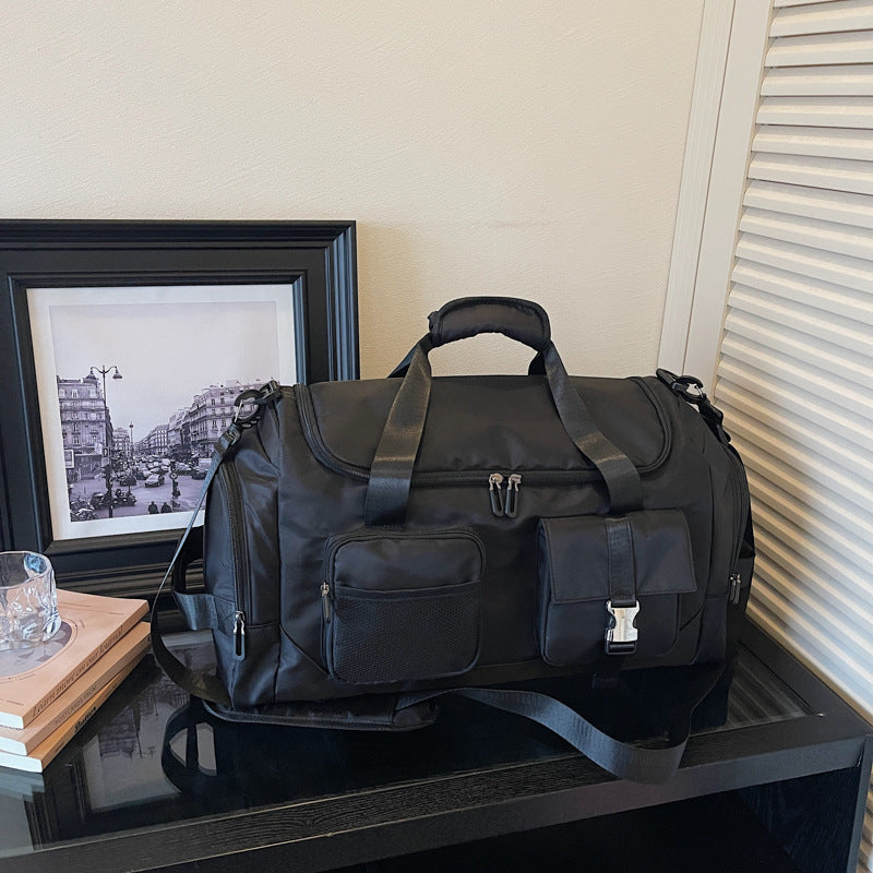 Sporty multifunctional travel bag with external pocket Kalsten