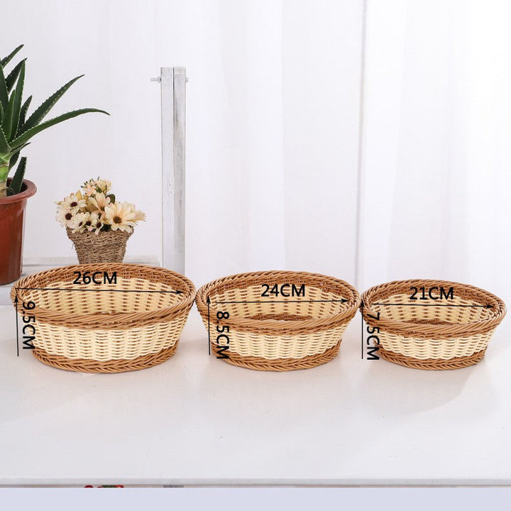Unisex storage baskets made of woven material Kalsten