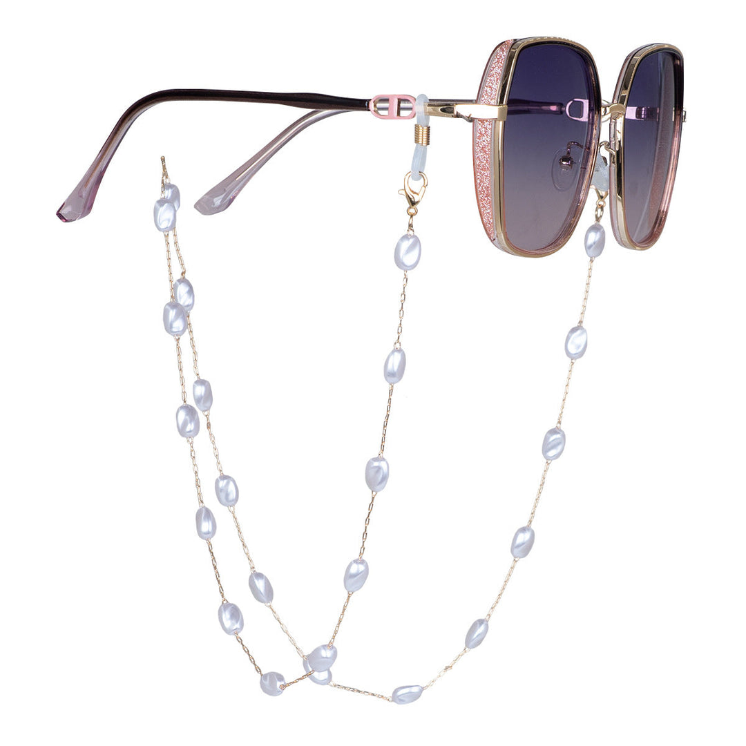 Pearl-Linked Eyewear Holder Kalsten