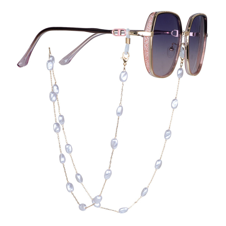 Pearl-Linked Eyewear Holder Kalsten