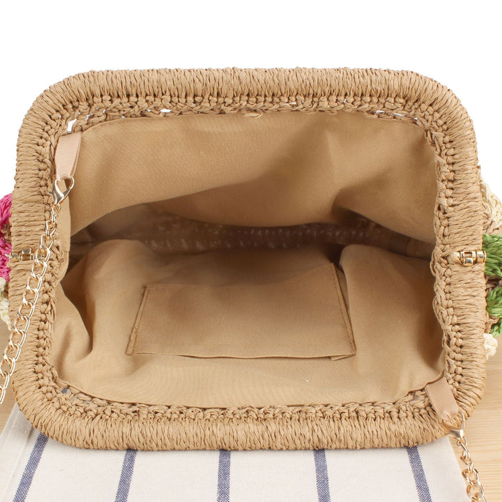 Shoulder bag with colorful woven pattern Kalsten