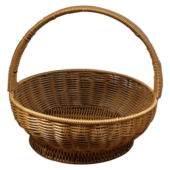 Ladies handcrafted rattan basket with handle Kalsten
