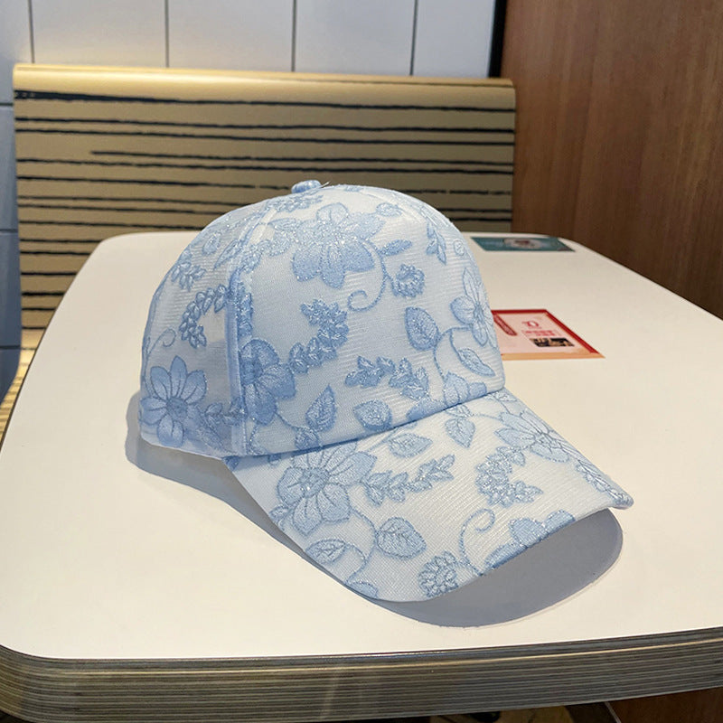 Women's Floral Embroidered Baseball Cap Kalsten