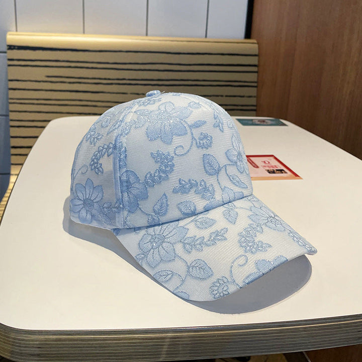 Women's Floral Embroidered Baseball Cap Kalsten