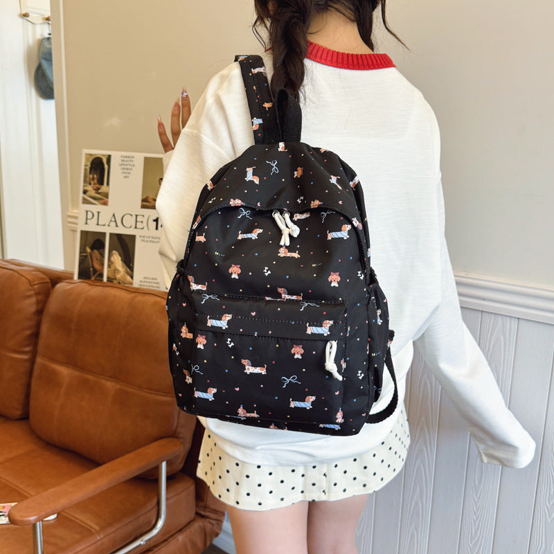 Backpack with Cheerful Dog Motif Kalsten