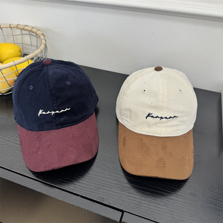 Men's Corduroy Brimmed Baseball Cap Kalsten
