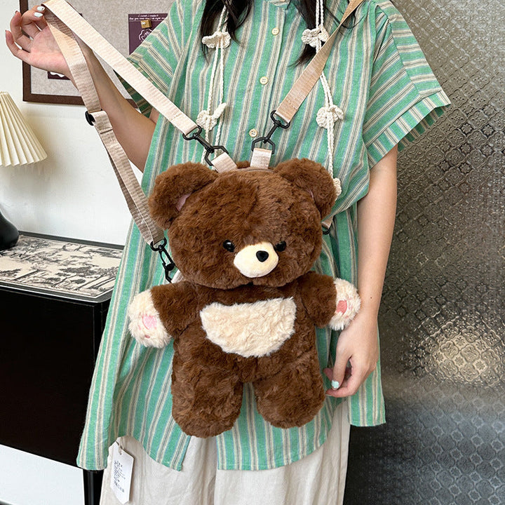 Plush backpack with cute teddy design Kalsten