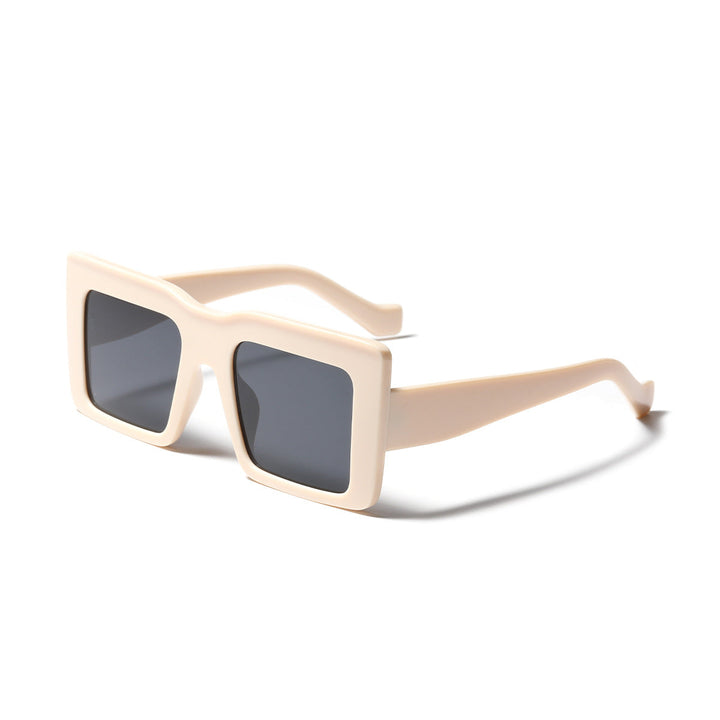 Women square sunglasses with transparent frame and UV protection Kalsten