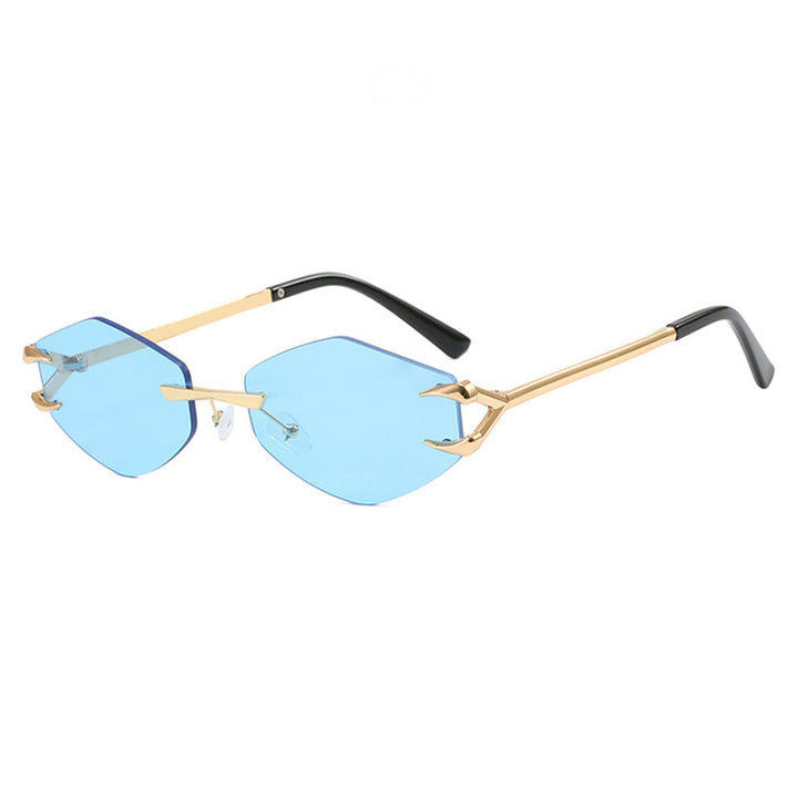 Women's extravagant hexagonal sunglasses with innovative frame and UV protection Kalsten