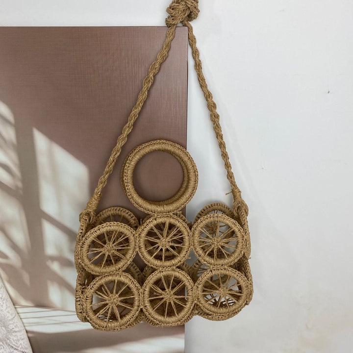 Basket bag with Unique Wheel Design Kalsten