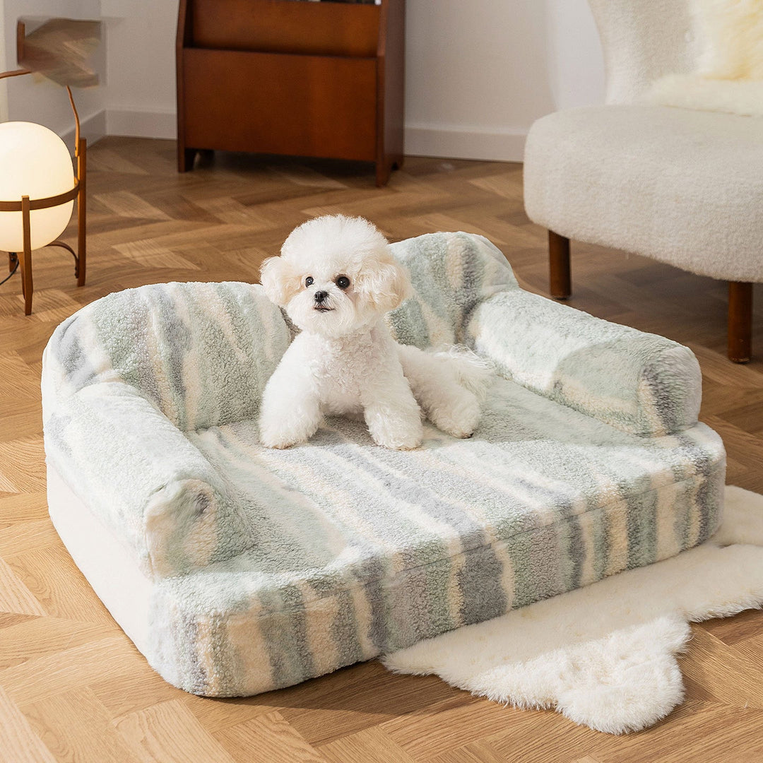 Plush Orthopedic Dog Bed Sofa