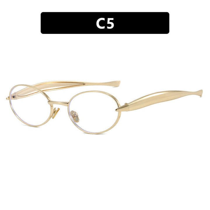 Women's fashionable sunglasses with oval frame and sparkling details Kalsten