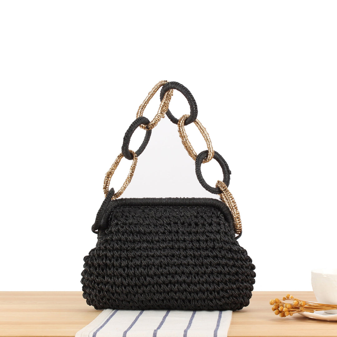 Stylish handbag with decorative chain strap Kalsten