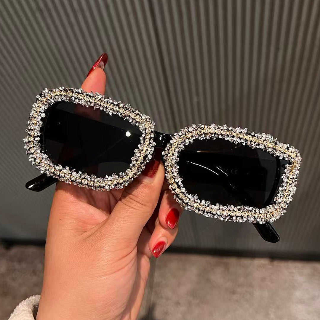 Women's sunglasses with luxurious crystal frame Kalsten