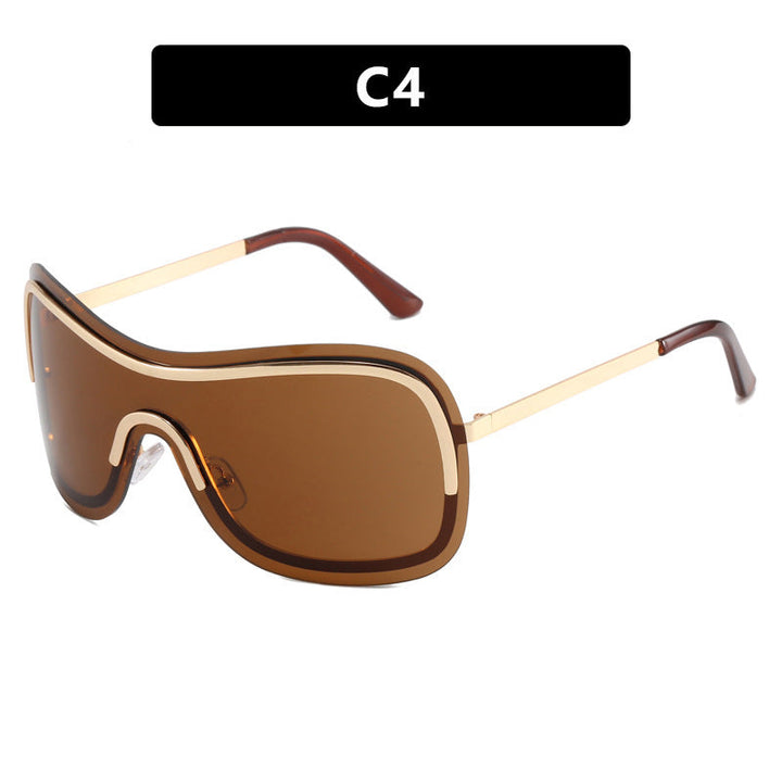 Women's sporty oversized sunglasses with elegant design Kalsten