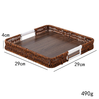 Decorative Woven Serving Tray Acalora