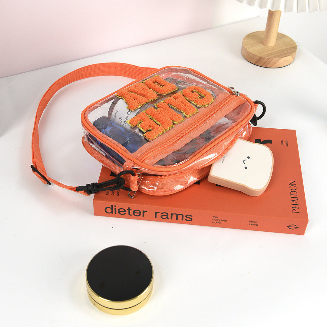 Transparent shoulder bag with clever design Kalsten