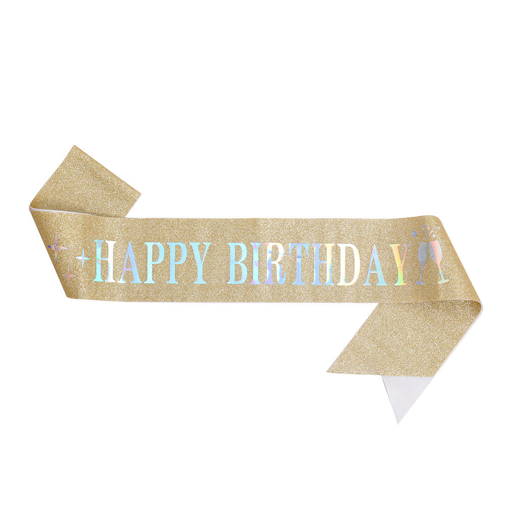 Women Funkenkrone with "Happy Birthday" lettering Kalsten
