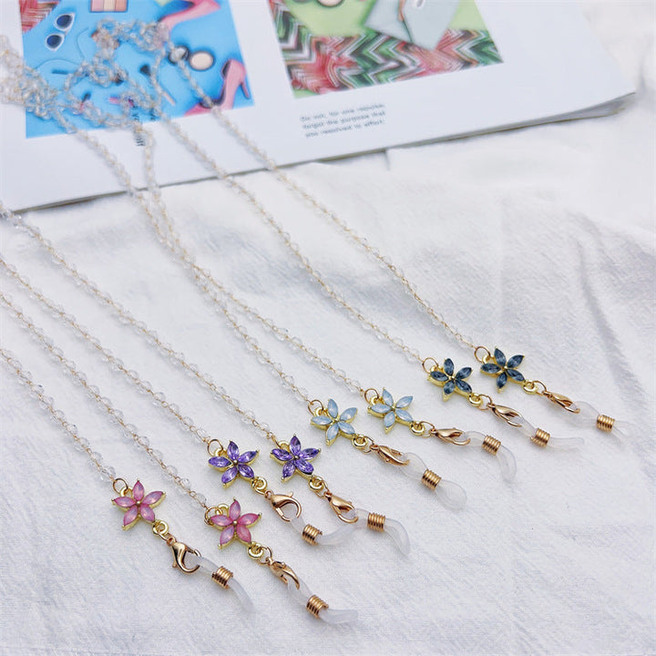 Floral Decorative Eyewear Chain Kalsten