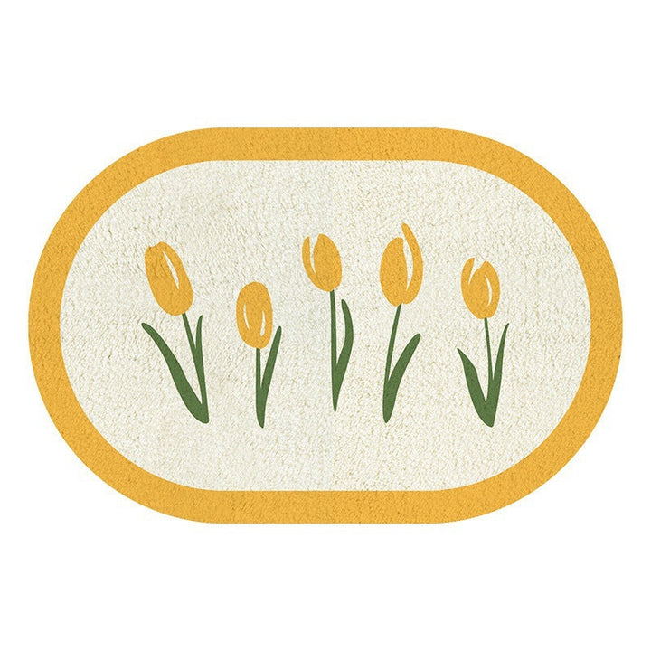 Floral Decorative Area Mat