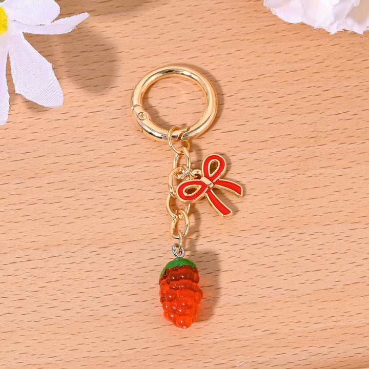 Keychain with Fruity Strawberry Design Kalsten