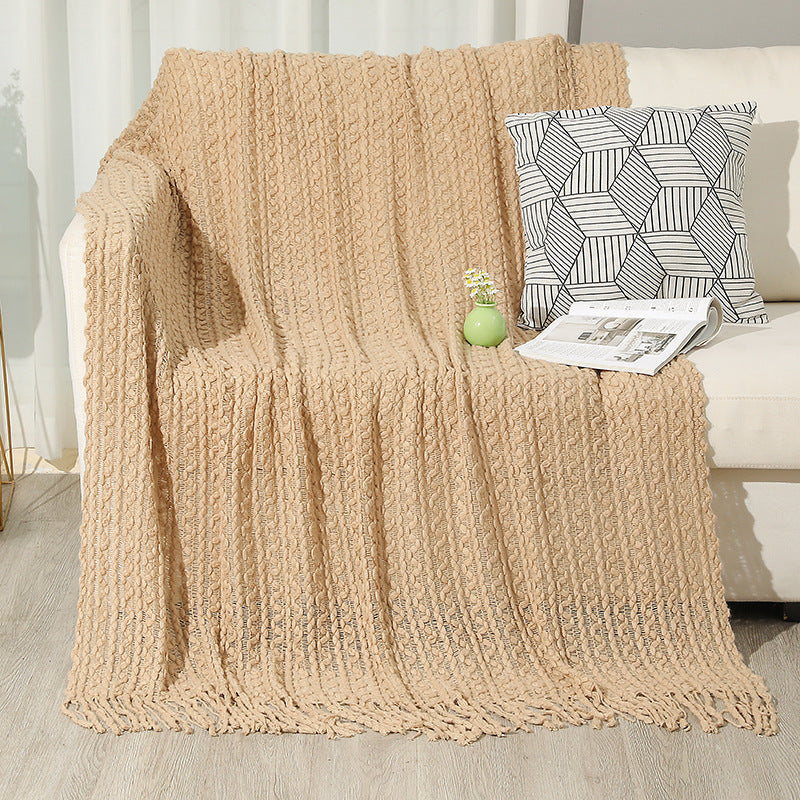 Women high-quality knitted blanket Kalsten