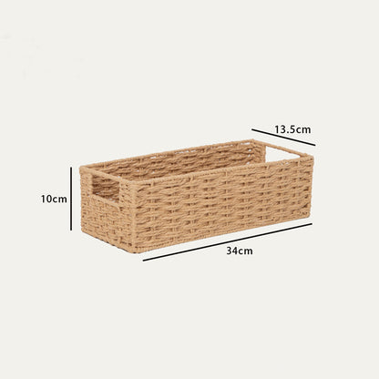 Rectangular Woven Storage Basket Acalora
