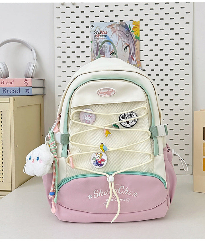 Customizable Character-Embellished School Backpack