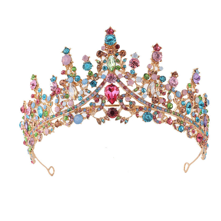 Ladies Rhinestone Tiara with Sparkling Gemstones Kalsten